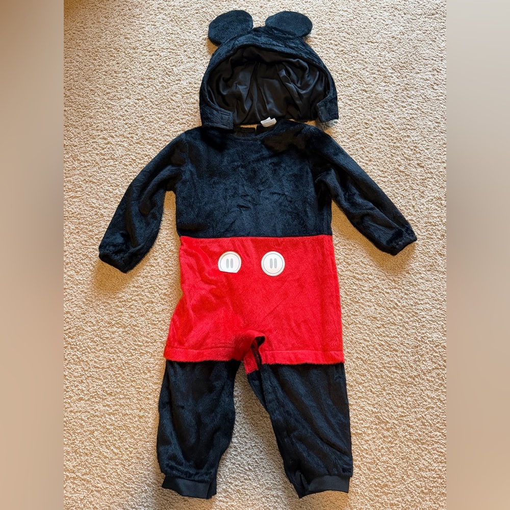 Disney Mickey Costume toddler size 2-3 T